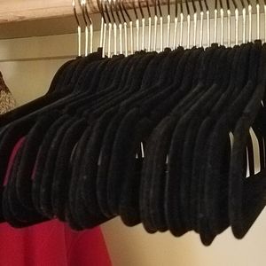 Storage & Organization - NWOT Clothes Hangers 30 Black Velvet Storage & Organization - NWOT Clothes Hangers 30 Black Velvet